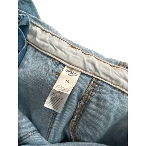 8 Pc Girls Mixed Lot Set - Size 10-10/12 L - 3 Tops, 1 Skirt, 1 Overall, 3 Jeans - Picture 10 of 11